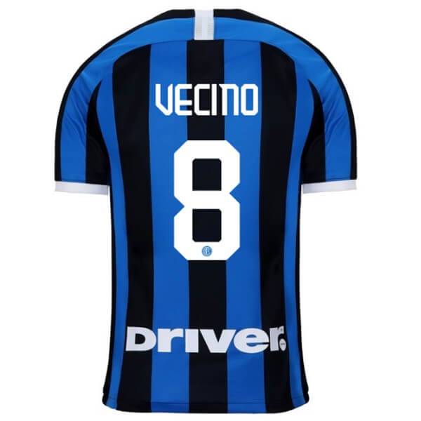 Camiseta Inter De Milán NO.8 Vecino Replica Primera Ropa 2019/20 Azul